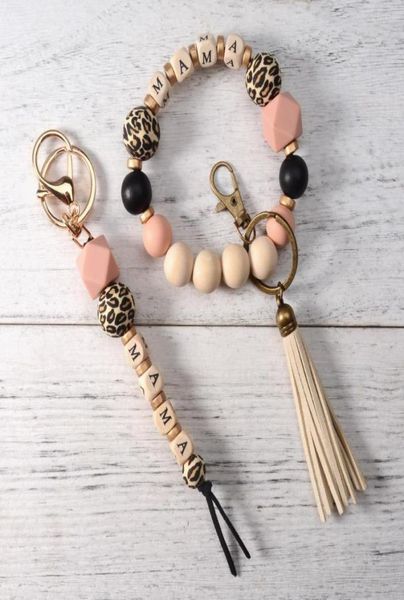 keychains mama bracelet keychain leopard print silicone bead fashion bag pendant 2022 mother day gift1824087, Silver
keychains mama bracelet keychain leopard print silicone bead fashion bag pendant 2022 mother day gift1824087, Silver