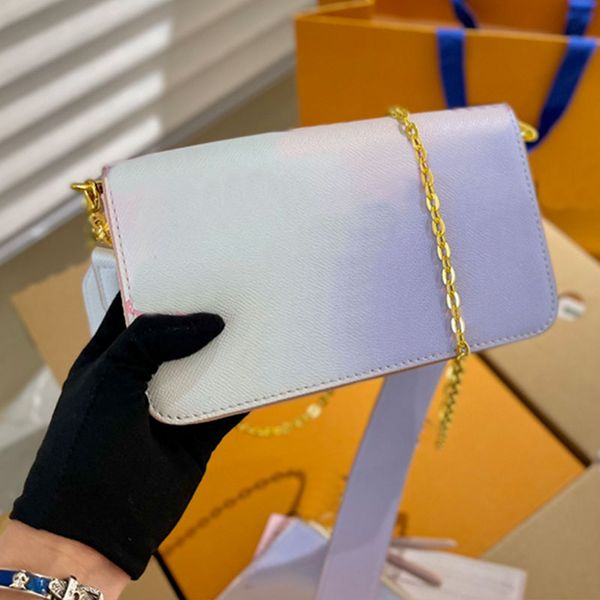 3pcs crossbody bag women pochette handbags purse genuine leather detachable strap chain gradient letter designer shoulder bags multi wallets
3pcs crossbody bag women pochette handbags purse genuine leather detachable strap chain gradient letter designer shoulder bags multi wallets