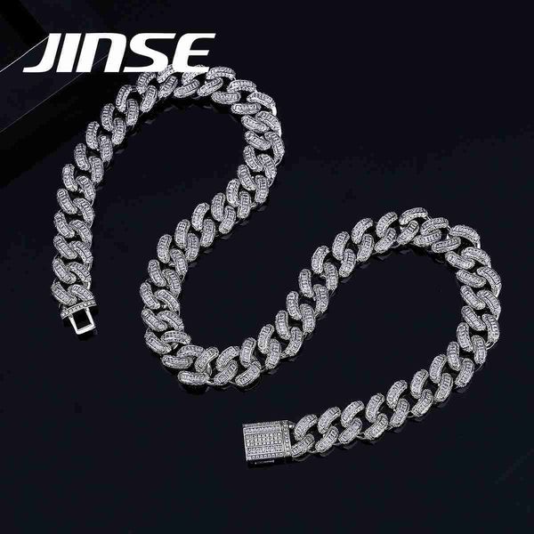 jinse hip hop cuban link chain high luxury brand cubic zirconia necklace men 2023 fashion jewelery necklace, Silver
jinse hip hop cuban link chain high luxury brand cubic zirconia necklace men 2023 fashion jewelery necklace, Silver