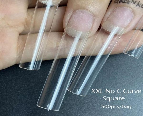 500pcs no c curve xxl square straight false nail tips half cover clear extra long fake nails6650971, Red;gold
500pcs no c curve xxl square straight false nail tips half cover clear extra long fake nails6650971, Red;gold