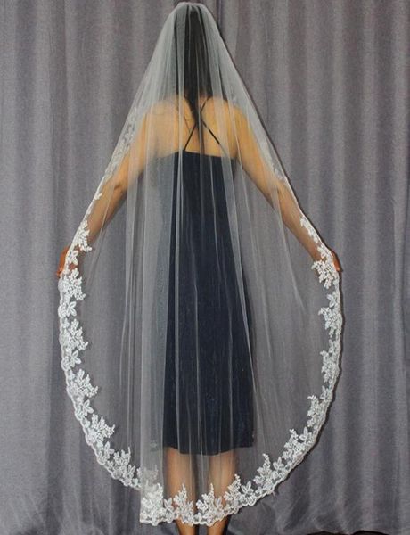 one layer ballet wedding veil with full lace edge waltz bridal veil with comb wedding accessoires mv043400834, Black
one layer ballet wedding veil with full lace edge waltz bridal veil with comb wedding accessoires mv043400834, Black