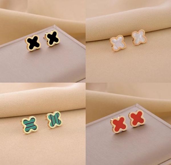 women leaf studs 18k rose gold plated titanium steel earrings fashion design shell flower jewelry gifts black green white red leav5832330, Golden;silver
women leaf studs 18k rose gold plated titanium steel earrings fashion design shell flower jewelry gifts black green white red leav5832330, Golden;silver