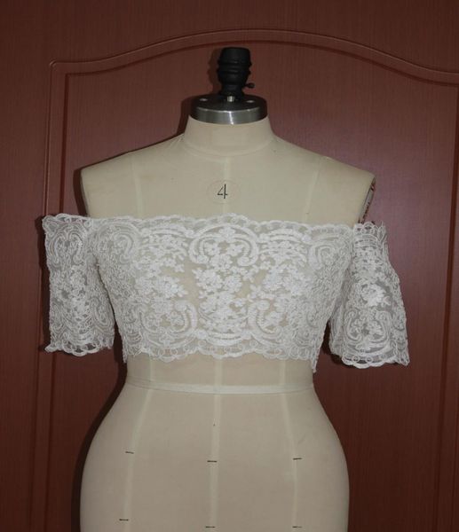 real pos 2017 lace hlaf sleeve off shoulder bolero jackets wedding dress cape for wedding bridal accessories custom made en10189296573, White
real pos 2017 lace hlaf sleeve off shoulder bolero jackets wedding dress cape for wedding bridal accessories custom made en10189296573, White