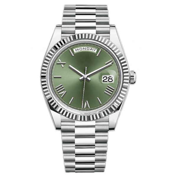 trusty watch mens watches 40mm dd automatic 2813 movement olive dial men watch stainless steel women watches wristwatch with box papers lady, Slivery;golden
trusty watch mens watches 40mm dd automatic 2813 movement olive dial men watch stainless steel women watches wristwatch with box papers lady, Slivery;golden