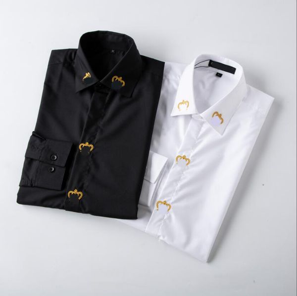 2023 mens shirt luxury designer fashion trend wear long sleeve business casual brand spring slimming -4xl ###, White;black
2023 mens shirt luxury designer fashion trend wear long sleeve business casual brand spring slimming -4xl ###, White;black