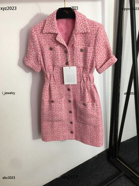 luxury womens designer dresses tweed lapel waist dress size s-l fashion single breasted short sleeved skirt luxurious, Black;gray
luxury womens designer dresses tweed lapel waist dress size s-l fashion single breasted short sleeved skirt luxurious, Black;gray