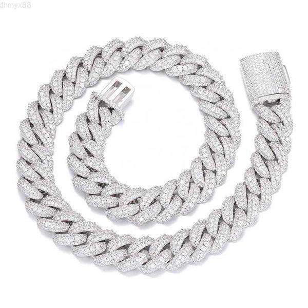 18mm 2 rows cuban link chain necklace zircon iced out link chain choker for men women hip hop jewelry, Silver
18mm 2 rows cuban link chain necklace zircon iced out link chain choker for men women hip hop jewelry, Silver