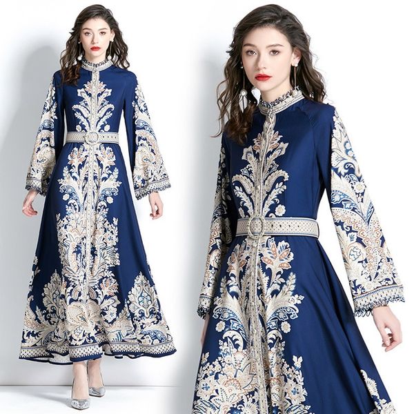 2023 spring and summer court style print long horn sleeve dress for women | wholesale | polyester | casual dresses | blue/white | sizes s-xx, Black;gray
2023 spring and summer court style print long horn sleeve dress for women | wholesale | polyester | casual dresses | blue/white | sizes s-xx, Black;gray