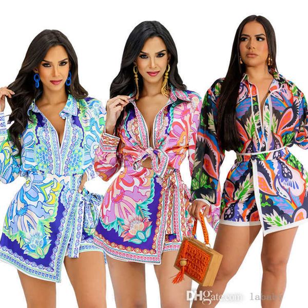 2023 summer designer tracksuit women fashion two piece set printed long sleeve v-neck irregular mini skirt casual suit 2pcs sets, Gray
2023 summer designer tracksuit women fashion two piece set printed long sleeve v-neck irregular mini skirt casual suit 2pcs sets, Gray