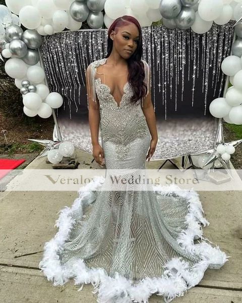 silver prom dress 2k23 for black girl beads women party dress robes de bal formal evening occasion gala gowns
silver prom dress 2k23 for black girl beads women party dress robes de bal formal evening occasion gala gowns