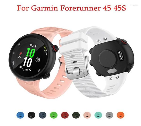 watch bands silicone watchband strap for garmin forerunner 45 45s band sport bracelet fashion replacement wristband correa forerun3643299, Black;brown
watch bands silicone watchband strap for garmin forerunner 45 45s band sport bracelet fashion replacement wristband correa forerun3643299, Black;brown