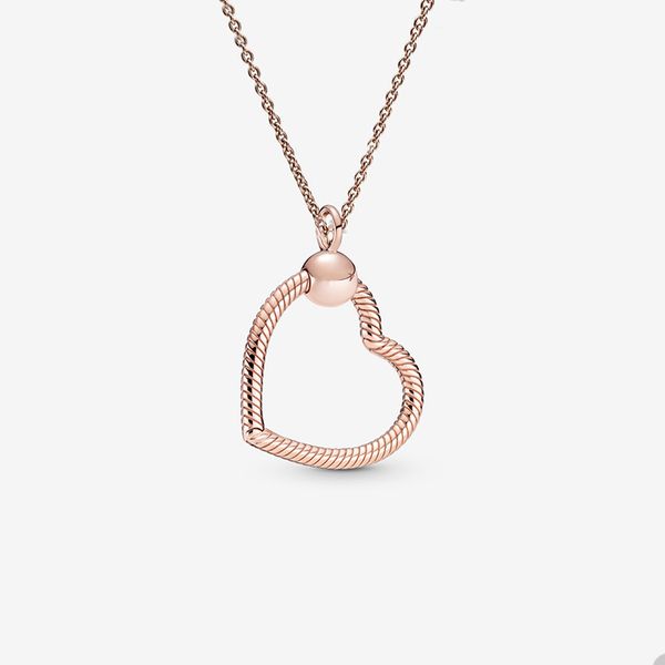 luxury 18k rose gold heart pendant necklace for pandora wedding party necklaces designer jewelry for women real 925 sterling silver charm ne
luxury 18k rose gold heart pendant necklace for pandora wedding party necklaces designer jewelry for women real 925 sterling silver charm ne