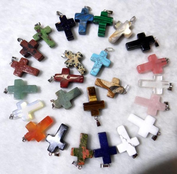 whole natural stone quartz crystal tiger eye opalite unakite mix onyx charms cross pendants for jewelry making necklace 12pc2936503, Silver
whole natural stone quartz crystal tiger eye opalite unakite mix onyx charms cross pendants for jewelry making necklace 12pc2936503, Silver