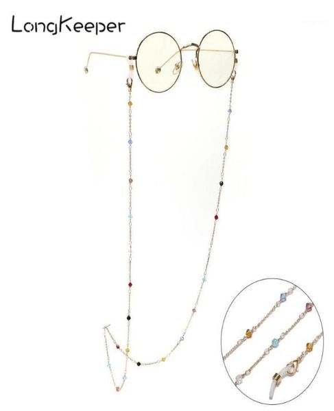 longkeeper crystal beads glasses chain for women fashion lanyard gold metal sunglassses chains strap mask cord eyeglass holder18702364, Silver
longkeeper crystal beads glasses chain for women fashion lanyard gold metal sunglassses chains strap mask cord eyeglass holder18702364, Silver
