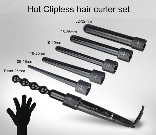 cone barrel and bead barrel shape hair curler 6 in 1 us eu uk plug hair curling wand with retail gift box4893045
cone barrel and bead barrel shape hair curler 6 in 1 us eu uk plug hair curling wand with retail gift box4893045