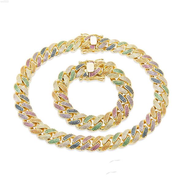 hip hop jewelry 18mm gold plated iced out cuban link chain necklace, Silver
hip hop jewelry 18mm gold plated iced out cuban link chain necklace, Silver