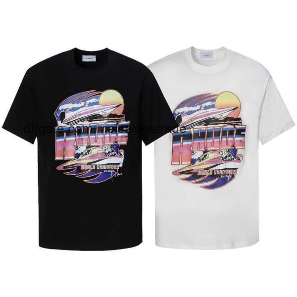 designer t shirt high street rhudes sunset colorful printing couple loose round neck basecoat short sleeve t-shirt batch, White;black
designer t shirt high street rhudes sunset colorful printing couple loose round neck basecoat short sleeve t-shirt batch, White;black