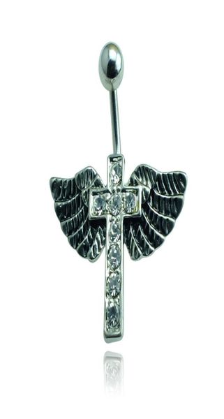 fashion belly button rings surgical steel white rhinestone retro cross wing navel rings for women body piercing jewelry2465516, Silver
fashion belly button rings surgical steel white rhinestone retro cross wing navel rings for women body piercing jewelry2465516, Silver