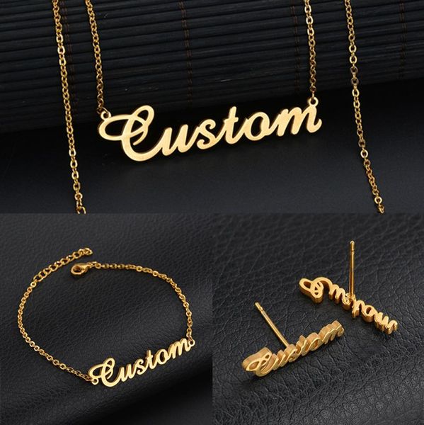 personalized custom 18k gold plated stainless steel script name necklace charm nameplate necklace jewelry gift chain choker neckla2832665, Silver
personalized custom 18k gold plated stainless steel script name necklace charm nameplate necklace jewelry gift chain choker neckla2832665, Silver