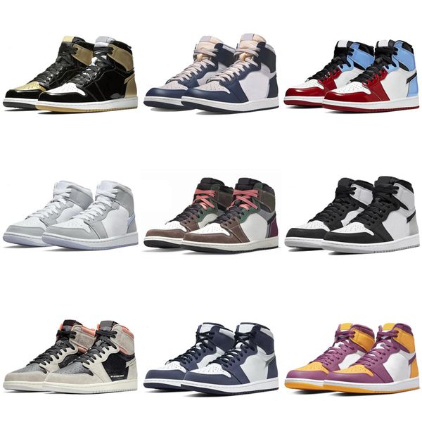 jumpman 1 men basketball shoes 1s university blue og hyper royal patent panda dark mocha bred shadow unc smoke grey sports sneakers trainers
jumpman 1 men basketball shoes 1s university blue og hyper royal patent panda dark mocha bred shadow unc smoke grey sports sneakers trainers