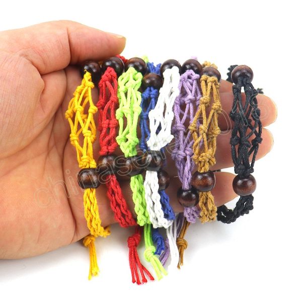 fashion handmade woven net bag adjustable telescopic bracelet for women men colorful geometric charm rope chain bracelet jewelry, Golden;silver
fashion handmade woven net bag adjustable telescopic bracelet for women men colorful geometric charm rope chain bracelet jewelry, Golden;silver