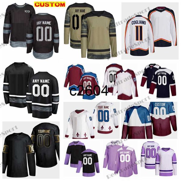 c2604 custom 2022 reverse retro hockey jerseys mackinnon landeskog rantanen makar nichushkin camo fights cancer sakic forsberg toews georgie, Black
c2604 custom 2022 reverse retro hockey jerseys mackinnon landeskog rantanen makar nichushkin camo fights cancer sakic forsberg toews georgie, Black