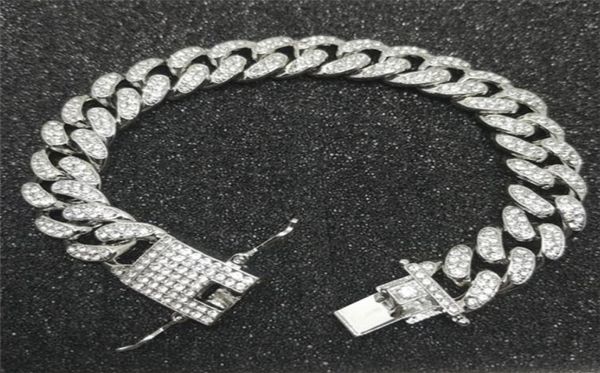 mens luxury iced out diamond fashion bracelets bangles gold cuban link chain miami bracelet hip hop jewelry 6043558, Black
mens luxury iced out diamond fashion bracelets bangles gold cuban link chain miami bracelet hip hop jewelry 6043558, Black