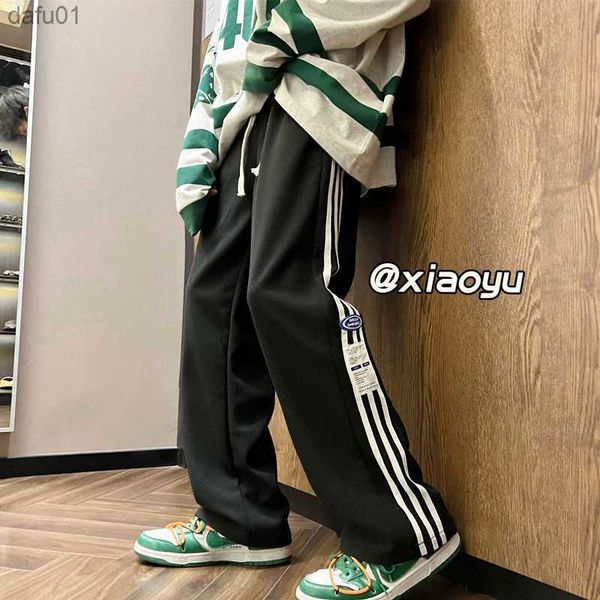 harajuku style korean men wide leg pants 2023 new printed men joggers sweatpants overalls men printed streetwear harem pants l230520, Black
harajuku style korean men wide leg pants 2023 new printed men joggers sweatpants overalls men printed streetwear harem pants l230520, Black