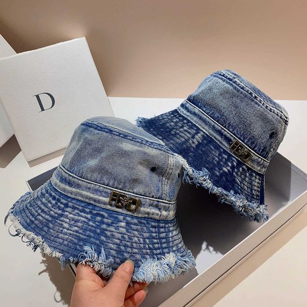 fashionable summer designer luxury french f-label washed cotton tassel denim fisherman hat for women fashionable little bee versatile casual, Blue;gray
fashionable summer designer luxury french f-label washed cotton tassel denim fisherman hat for women fashionable little bee versatile casual, Blue;gray