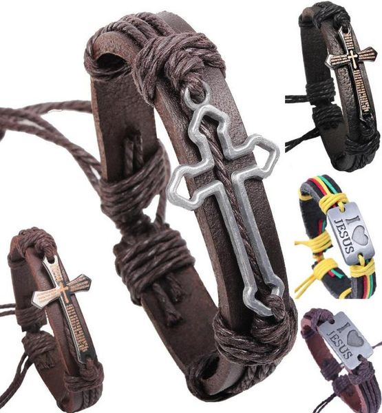 cross bible charm braided bracelet urban jewelry handmade black genuine leather adjustable wristband retro jewelry whole8199049, Golden;silver
cross bible charm braided bracelet urban jewelry handmade black genuine leather adjustable wristband retro jewelry whole8199049, Golden;silver