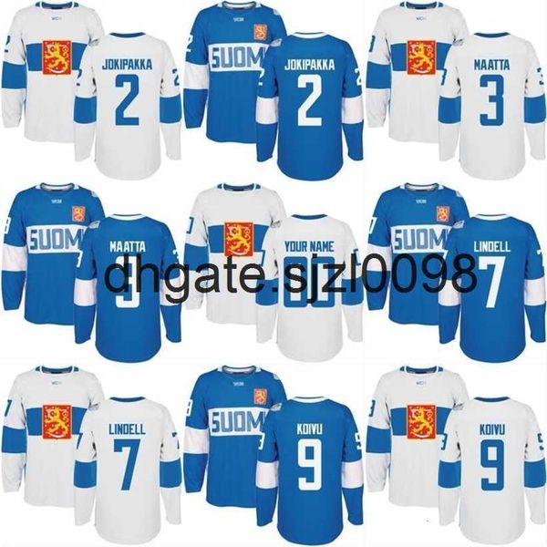 sjsj98 2016 world cup of hockey finland team jersey 2 jyrki jokipakka 3 olli maatta 7 esa lindell 9 mikko koivu custom hockey jerseys, Black
sjsj98 2016 world cup of hockey finland team jersey 2 jyrki jokipakka 3 olli maatta 7 esa lindell 9 mikko koivu custom hockey jerseys, Black