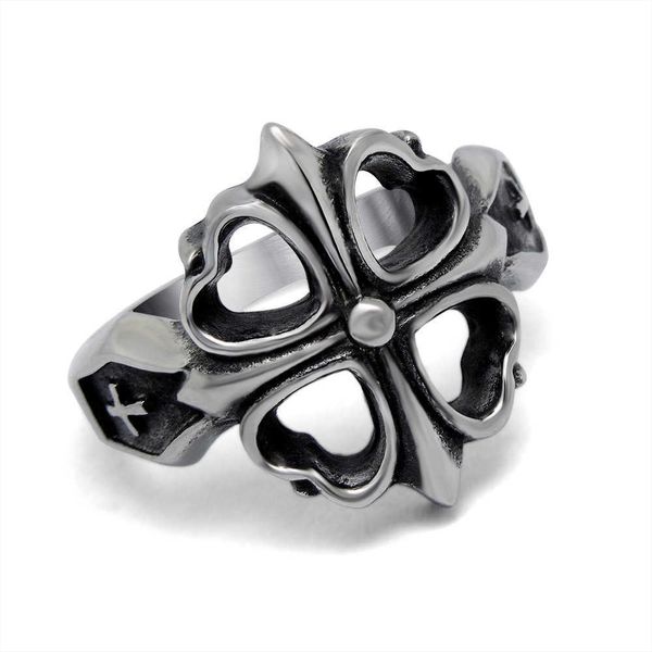 fashion luxury high street brand ch stainless steel ring love pattern punk ring men's bracelet, Silver
fashion luxury high street brand ch stainless steel ring love pattern punk ring men's bracelet, Silver