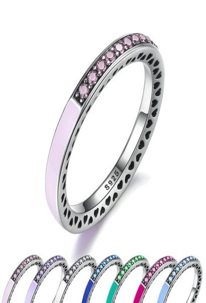 925 sterling silver radiant hearts light pink enamel clear cz finger ring women wedding jewelry 4497860
925 sterling silver radiant hearts light pink enamel clear cz finger ring women wedding jewelry 4497860