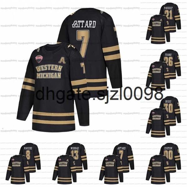 sjsj98 custom west michigan broncos black ncaa college hockey nchc jersey 7 ronnie attard 26 ethen frank 8 jamal mayers 13 drew worrad 21 jo
sjsj98 custom west michigan broncos black ncaa college hockey nchc jersey 7 ronnie attard 26 ethen frank 8 jamal mayers 13 drew worrad 21 jo
