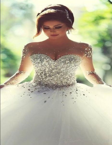 new full sheer sleeves beads crystal and pearls elegant white wedding dress gown 2020 bridal wedding gown vestido de novia6424407
new full sheer sleeves beads crystal and pearls elegant white wedding dress gown 2020 bridal wedding gown vestido de novia6424407
