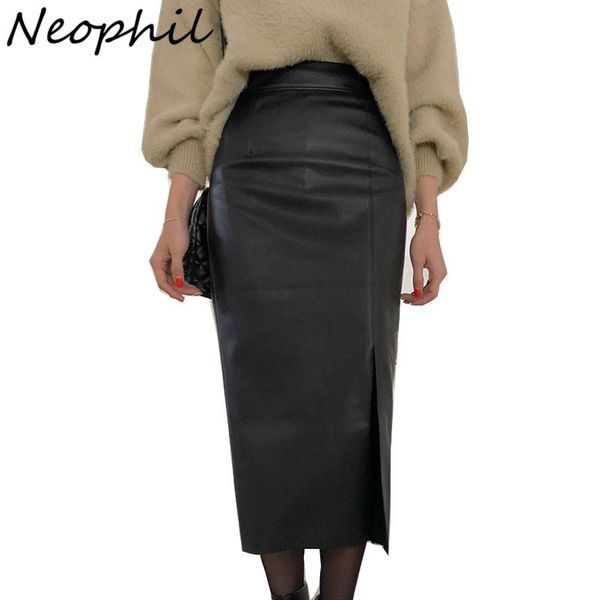 dresses neophil 75cm wrap pu faux leather pencil skirts women winter fashion basic front split jupe femme black latex midi skirt s21935, White;black
dresses neophil 75cm wrap pu faux leather pencil skirts women winter fashion basic front split jupe femme black latex midi skirt s21935, White;black