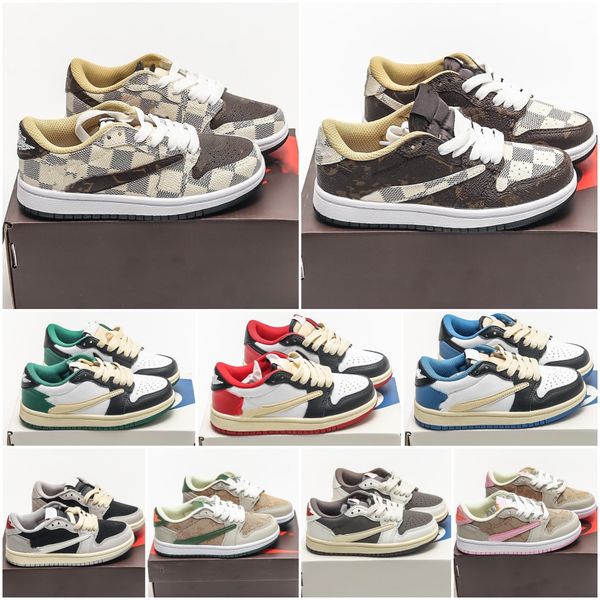 2023 kids jumpman 1 low basketball shoes 1s reverse mocha black phantom voodoo fragment cactus jack lows panda unc tear away silver boys gir
2023 kids jumpman 1 low basketball shoes 1s reverse mocha black phantom voodoo fragment cactus jack lows panda unc tear away silver boys gir