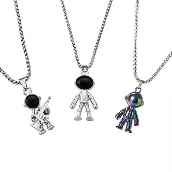 space astronaut alloy pendant necklace charm stainless steel chain choker necklaces for women jewelry gift, Silver
space astronaut alloy pendant necklace charm stainless steel chain choker necklaces for women jewelry gift, Silver