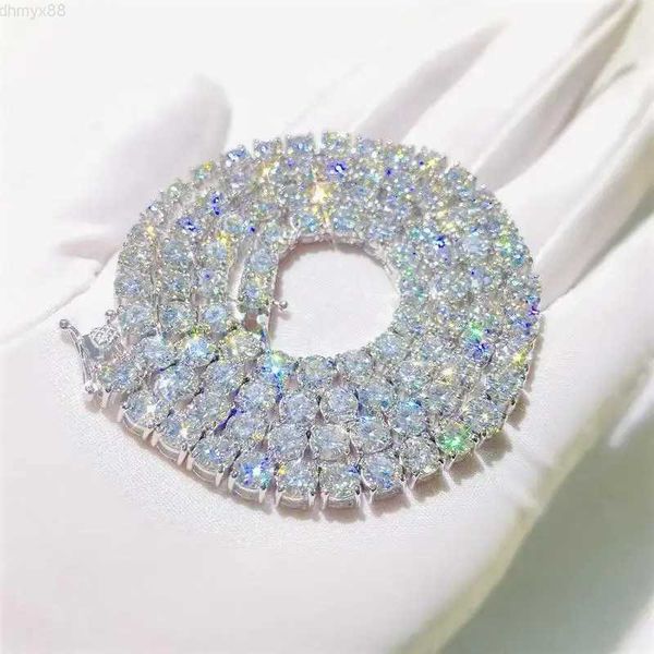 selling 3mm 4mm 5mm iced out white 925 sterling silver d color vvs moissanite diamond tennis chain necklace
selling 3mm 4mm 5mm iced out white 925 sterling silver d color vvs moissanite diamond tennis chain necklace