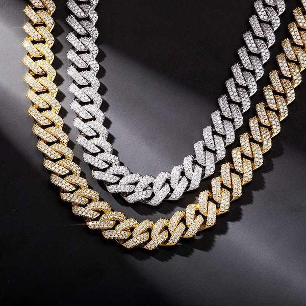 14mm spring clasp iced out cz full paved prong chain aaa zircon 14k real gold rhodium thick plating prong cuban link chain, Silver
14mm spring clasp iced out cz full paved prong chain aaa zircon 14k real gold rhodium thick plating prong cuban link chain, Silver
