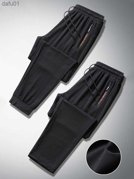 summer breathable mesh black sweatpants men joggers sportswear baggy trousers male casual track pants plus size 7xl 8xl 9xl l230520
summer breathable mesh black sweatpants men joggers sportswear baggy trousers male casual track pants plus size 7xl 8xl 9xl l230520