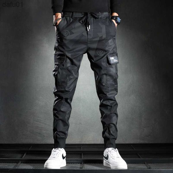 sweatpants men camouflage elasticity military cargo pants drawstring multi pockets bottoms casual jogger trousers l230520, Black
sweatpants men camouflage elasticity military cargo pants drawstring multi pockets bottoms casual jogger trousers l230520, Black