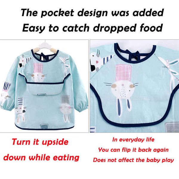 bibs cloths children's long sleeve scarf waterproof art smoke feeding pocket baby boys and girls burp cloth bandana apron g220605 good
bibs cloths children's long sleeve scarf waterproof art smoke feeding pocket baby boys and girls burp cloth bandana apron g220605 good