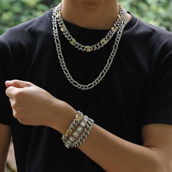 iced out hip hop 18k gold plated coffee bean cuban link chain two tone mens jewelry necklace nnt1297, Silver
iced out hip hop 18k gold plated coffee bean cuban link chain two tone mens jewelry necklace nnt1297, Silver