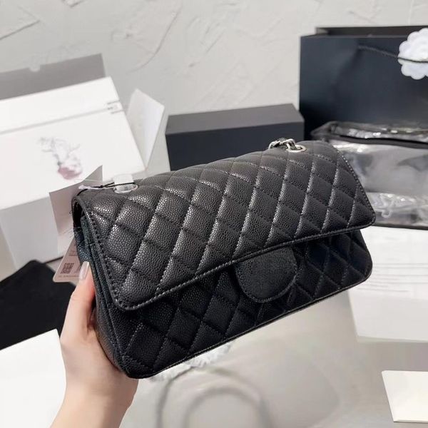 luxurys designers bags cf double flap caviar real leather cowhide classic silver buckle crossbody shoulder bag handbag clutch
luxurys designers bags cf double flap caviar real leather cowhide classic silver buckle crossbody shoulder bag handbag clutch