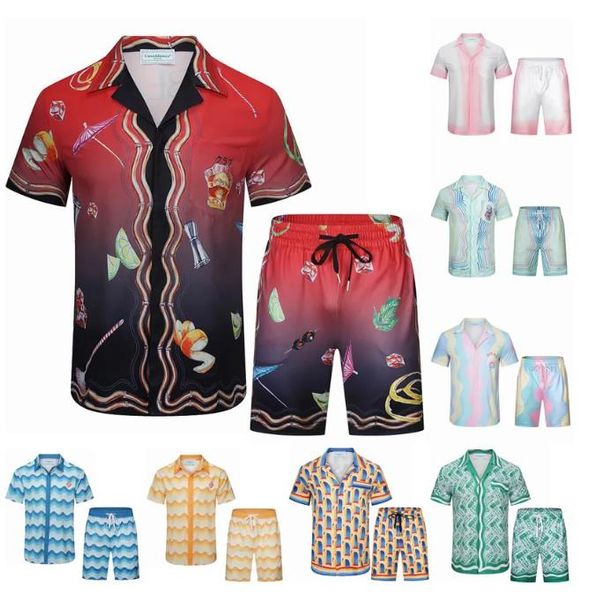 designer summer mens shorts and tshirt set casablanca men's set fashion holiday couple printing tshirt casual short sleeve, White;black
designer summer mens shorts and tshirt set casablanca men's set fashion holiday couple printing tshirt casual short sleeve, White;black