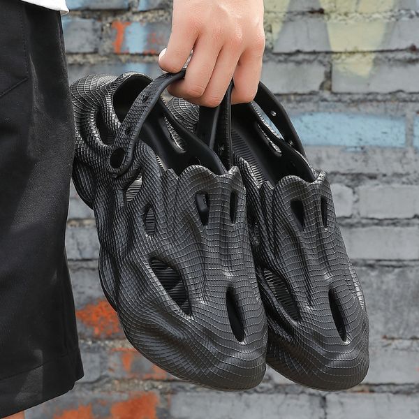 fashion summer man slippers outdoor thick platform slipper sandal non-slip soft home woman eva soft shoes flat man slippers, Black
fashion summer man slippers outdoor thick platform slipper sandal non-slip soft home woman eva soft shoes flat man slippers, Black
