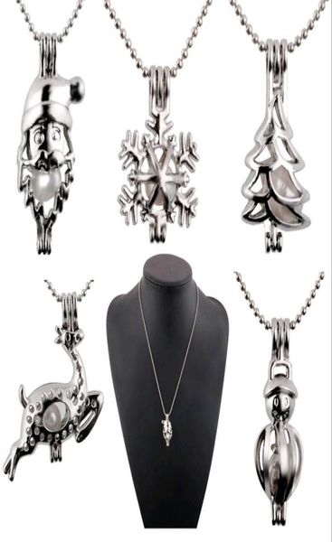 hollow openwork pearl cage pendants christmas tree santa claus necklaces xmas jewelry factory without pearls9411548, Silver
hollow openwork pearl cage pendants christmas tree santa claus necklaces xmas jewelry factory without pearls9411548, Silver