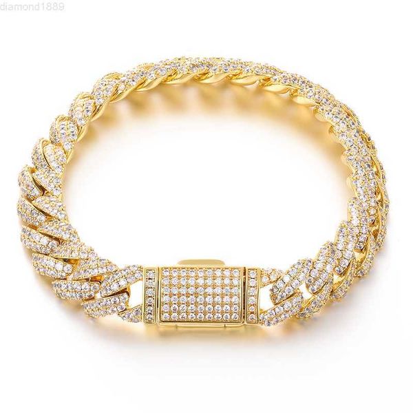 drop shipping fashion jewelry men women 14k 18k gold plated full paved zircon 10mm cuban link bracelet, Silver
drop shipping fashion jewelry men women 14k 18k gold plated full paved zircon 10mm cuban link bracelet, Silver