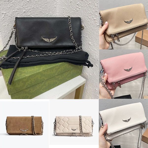 zadig voltaire zv chains bags designer wings diamond-ironing woman bag women shoulder bag rivet handbag crossbody purse leather cross body c
zadig voltaire zv chains bags designer wings diamond-ironing woman bag women shoulder bag rivet handbag crossbody purse leather cross body c
